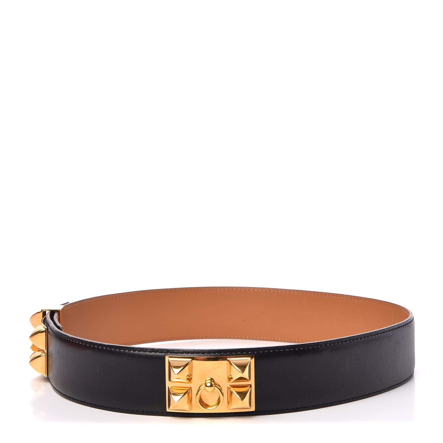 Hermes Box Collier De Chien CDC Belt 70 Black 1 of 6