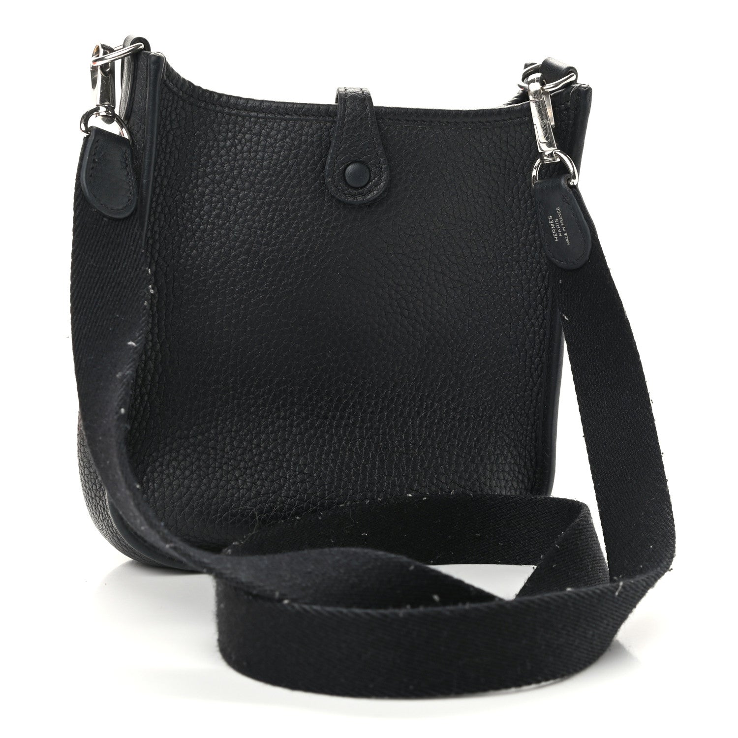 Hermes Taurillon Clemence Evelyne TPM Black 2 of 13