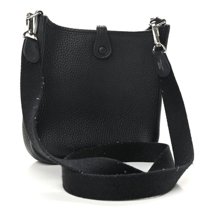 Hermes Taurillon Clemence Evelyne TPM Black 2 of 13