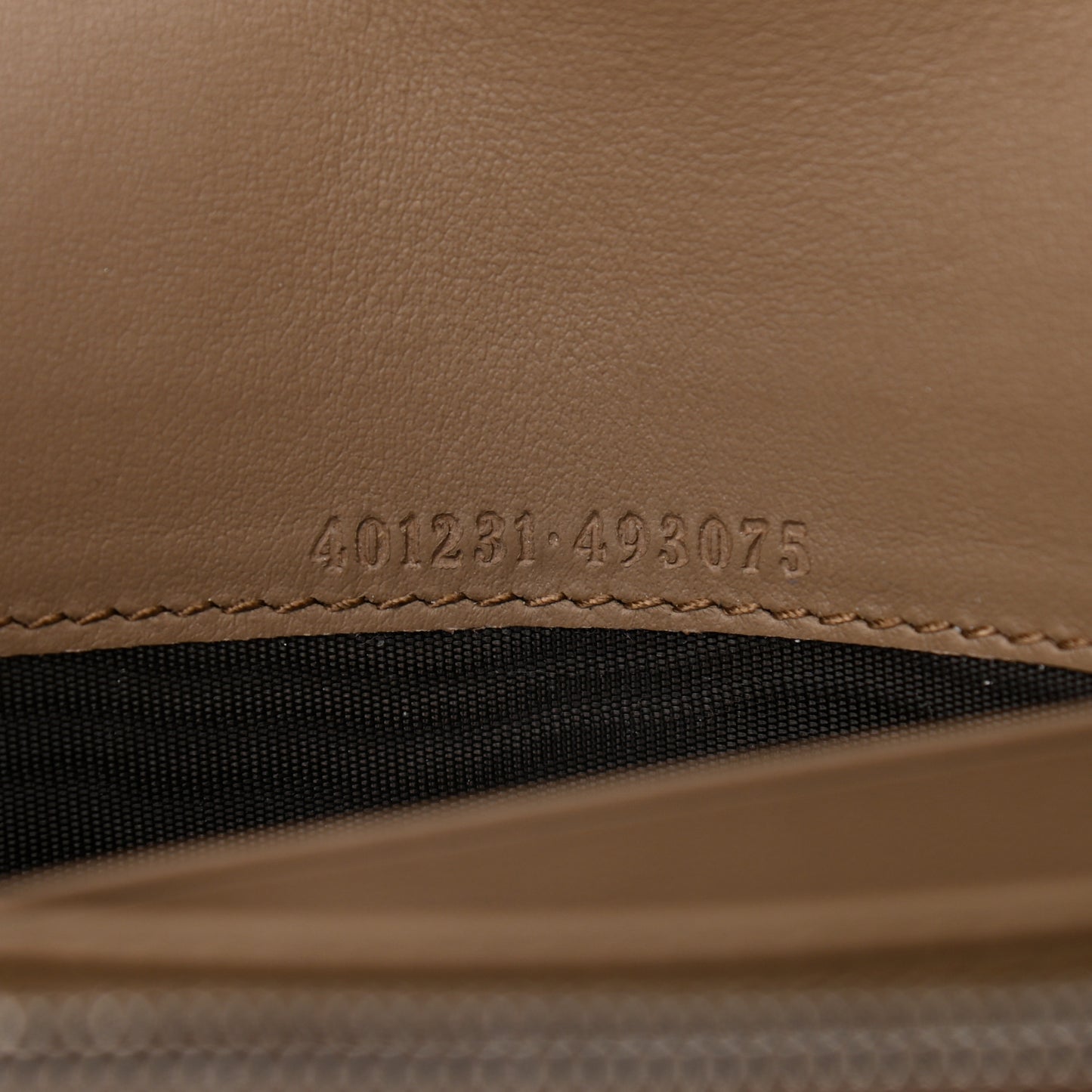 GG Supreme Monogram Mini Dionysus Chain Wallet Beige Taupe