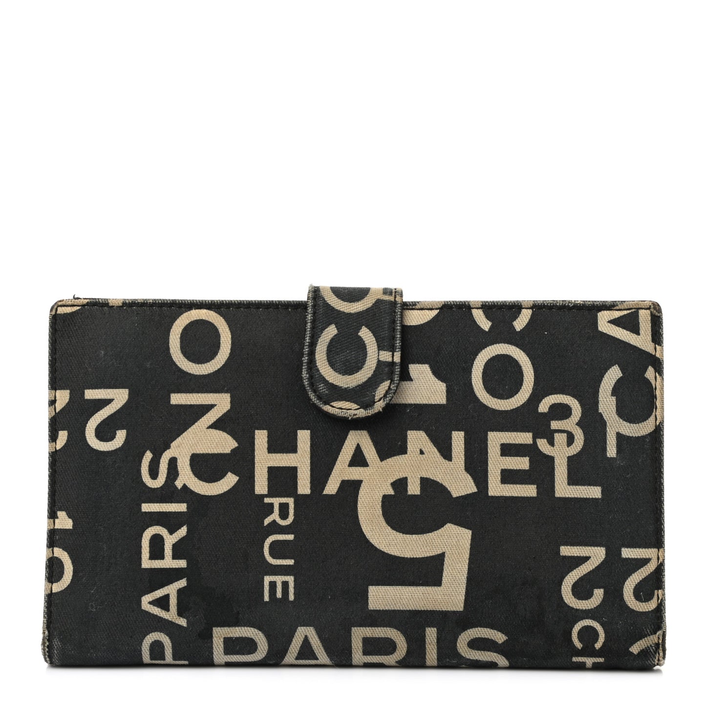 Canvas 31 Rue Cambon French Wallet Black