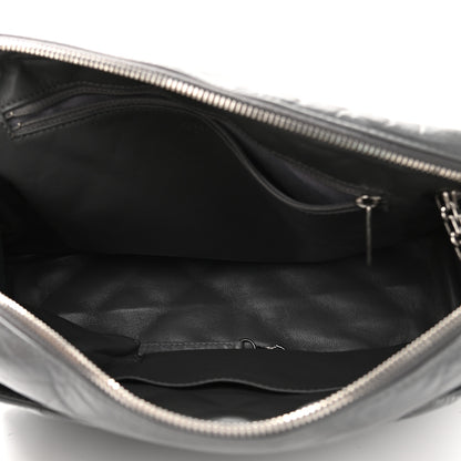 Chanel Aged Calfskin Quilted Large Reissue Camera Case Grey 5 of 15
