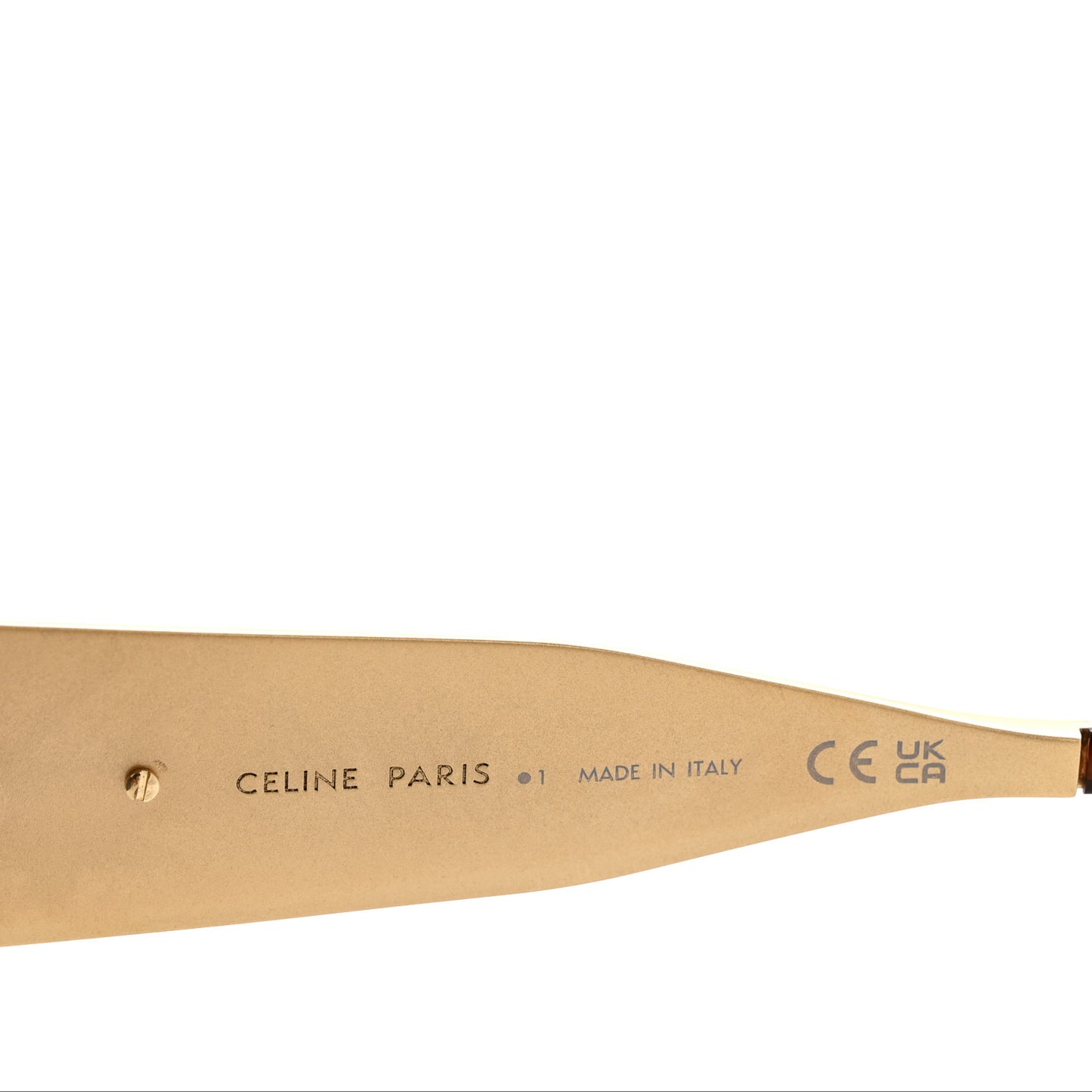 Metal Triomphe 03 Sunglasses CL40325U Gold Green