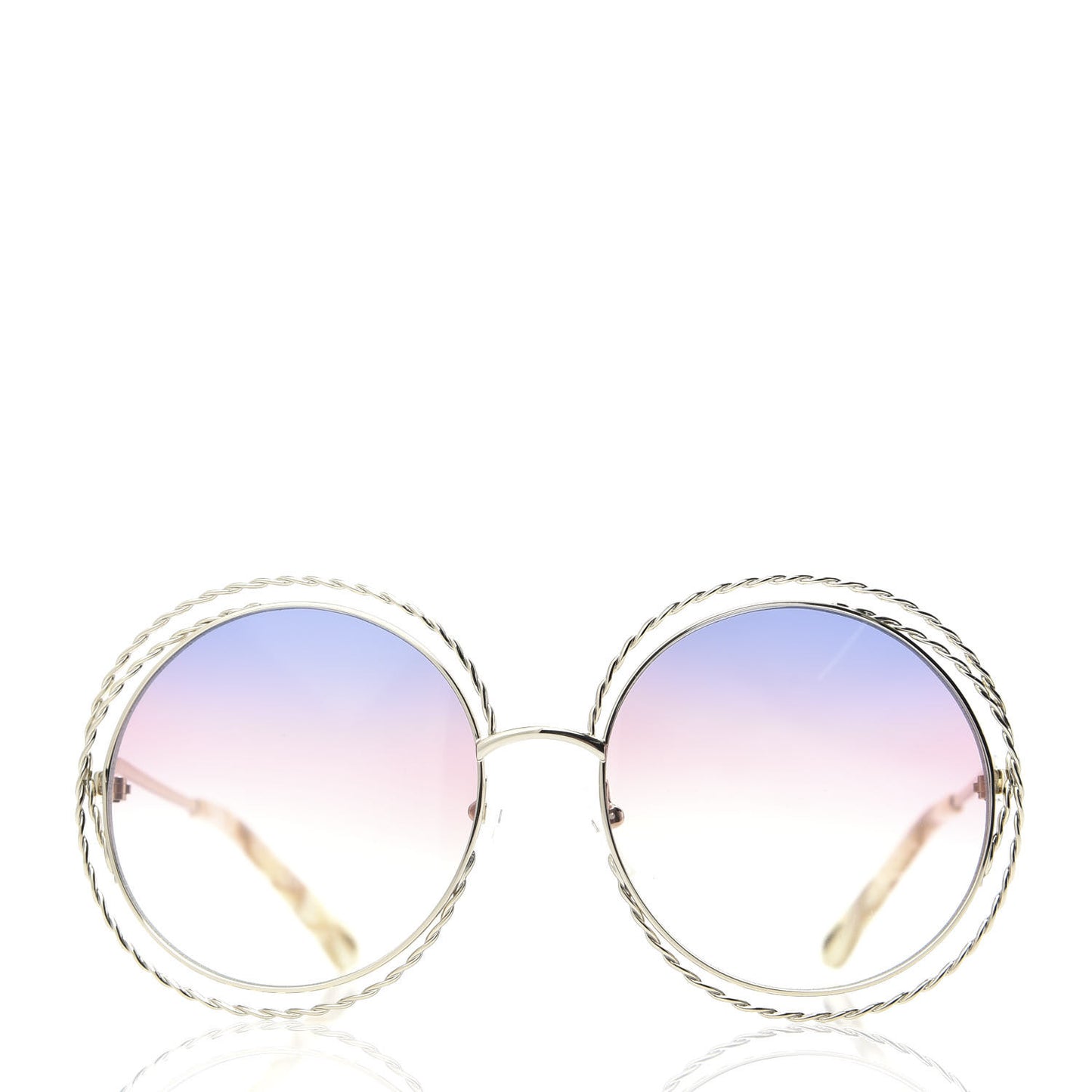 Oversized Round Carlina Sunglasses CE114ST Rainbow