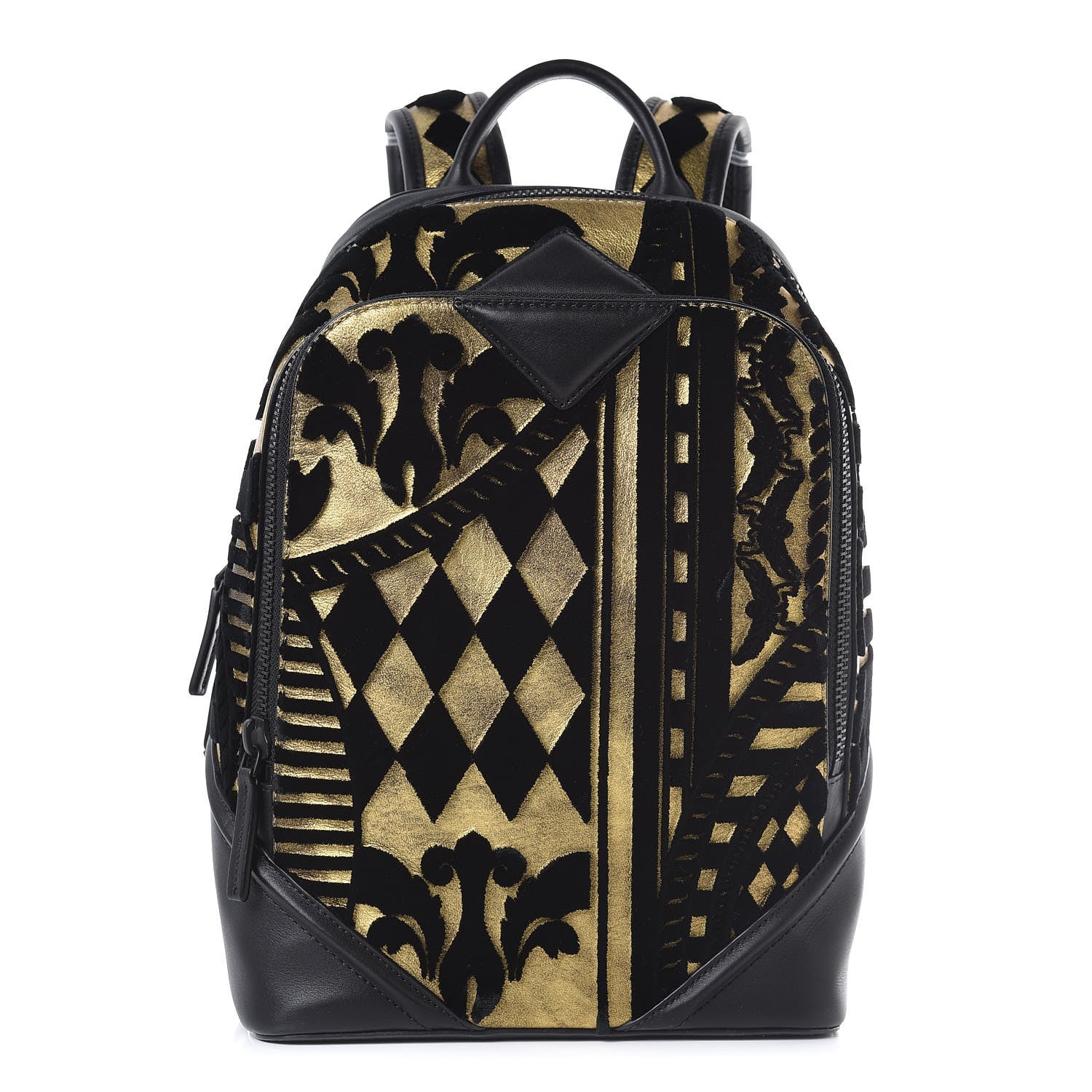 MCM Tapisserie Goatskin Small Duke Backpack Gold 1 of 16