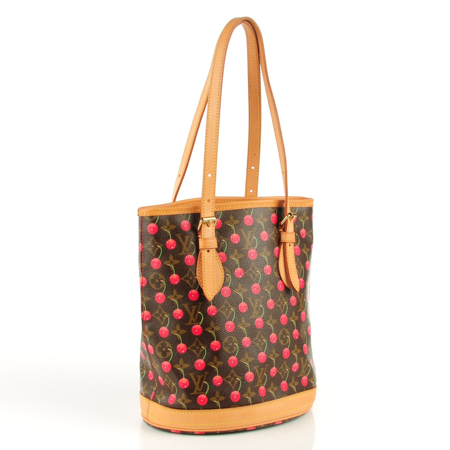 Louis Vuitton Monogram Cerises Bucket Bag 3 of 7