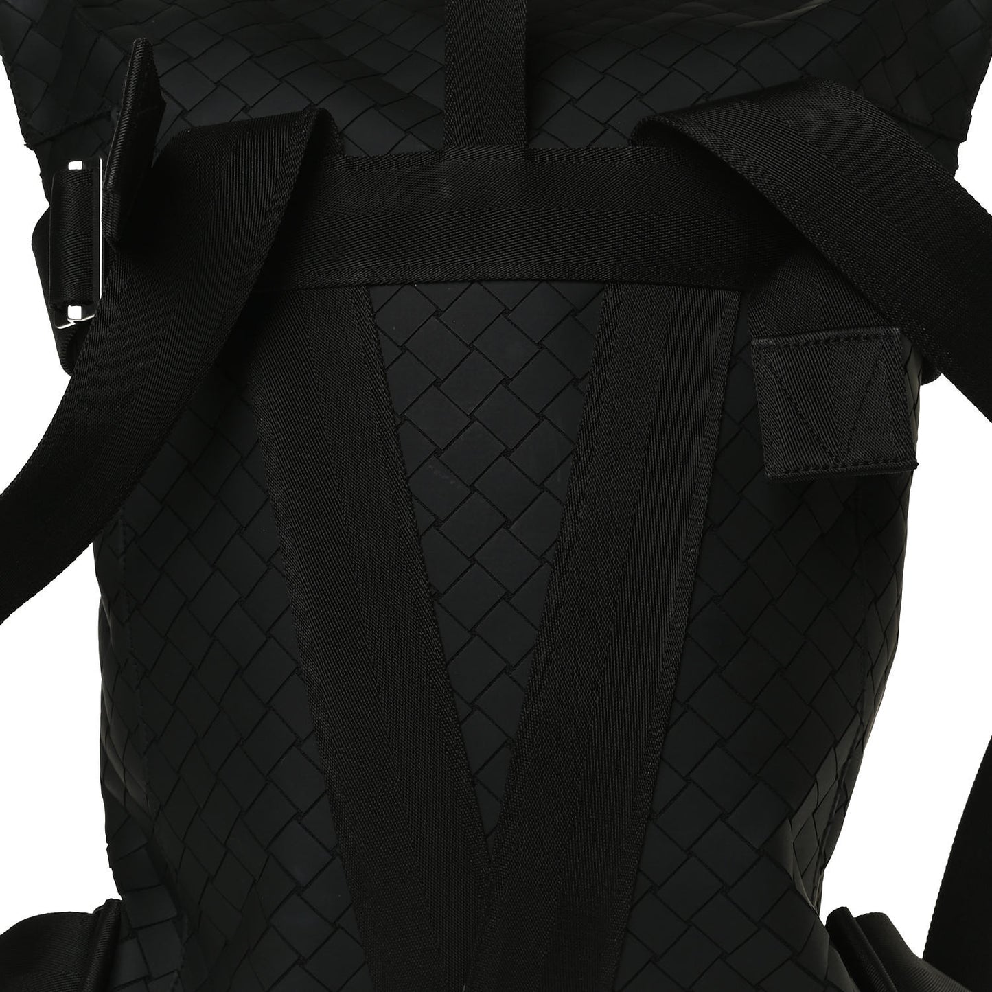 Intreccio Rubber Backpack Black