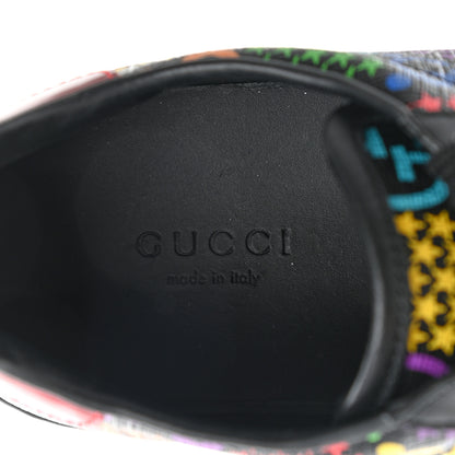 Gucci GG Supreme Monogram Psychedelic Womens Ace Sneakers 35.5 Black Multicolor 6 of 11