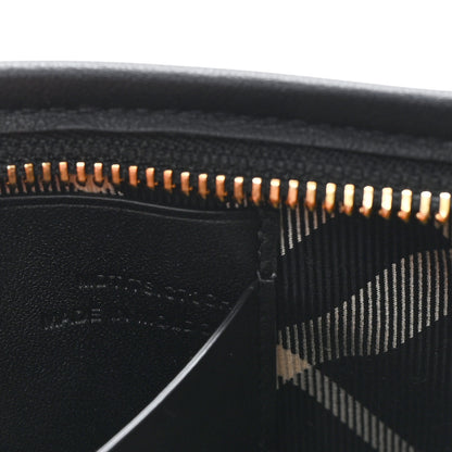 Burberry Essential Check Simple Zip Baguette Black Calico 7 of 10