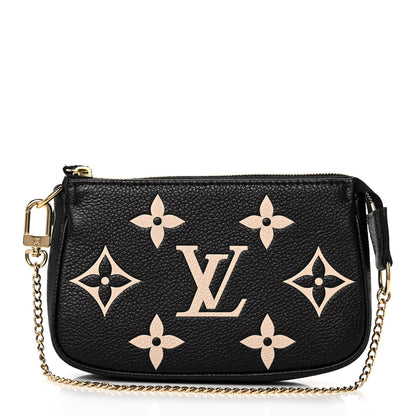Louis Vuitton Empreinte Monogram Giant Mini Pochette Accessories Black 1 of 12