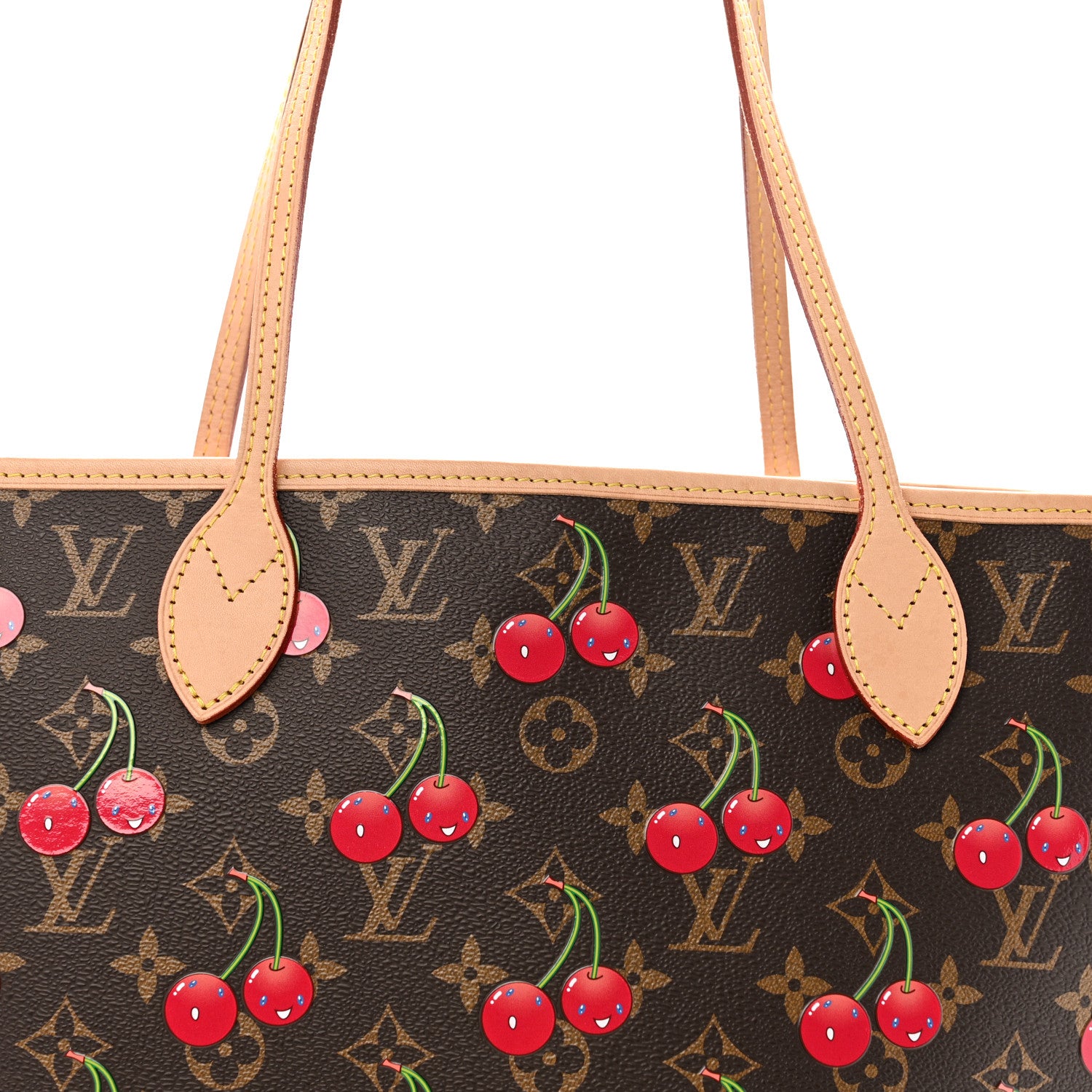 Louis Vuitton LV X TM Monogram Cerises Neverfull MM 8 of 14