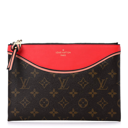 Louis Vuitton Monogram Tuileries Pochette Red 1 of 6