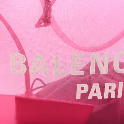 Balenciaga Mesh Large Duty Free Tote Fuchsia White 15 of 15