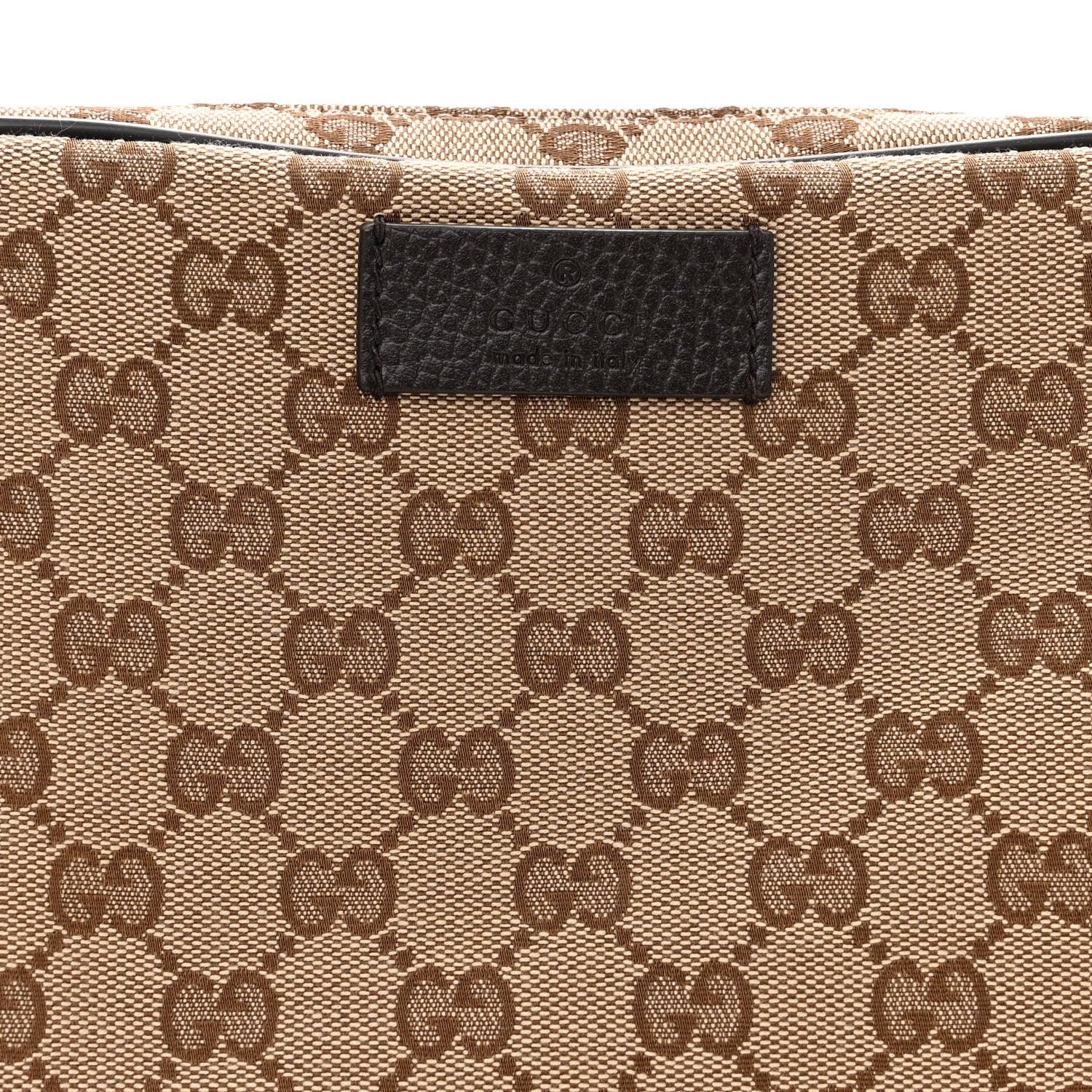 Gucci Monogram Belt Bag Dark Brown 8 of 10