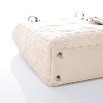 Christian Dior Lambskin Cannage Mini Lady Dior Light Beige 9 of 20