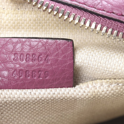Gucci Pebbled Calfskin Small Soho Disco Bag Peonia Flower 6 of 14