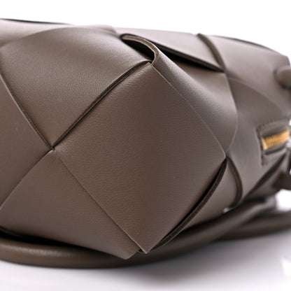 Bottega Veneta Lambskin Maxi Intrecciato Small Cassette Camera Bag Taupe Grey 8 of 8