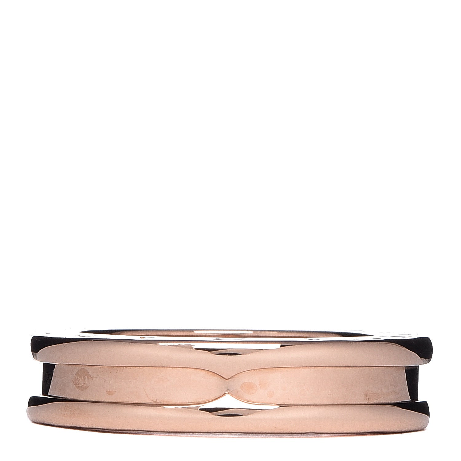 Bulgari 18K Rose Gold B.Zero1 One-Band Ring 49 5 1 of 4
