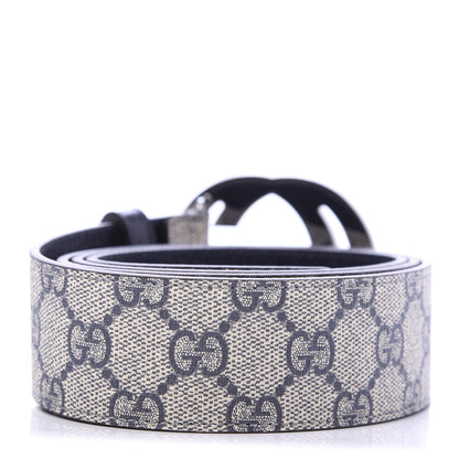 Gucci GG Plus Monogram Interlocking G Belt 100 40 Navy 2 of 5