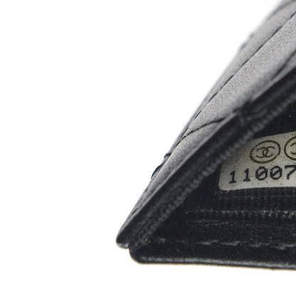 Chanel Lambskin Quilted Compact Flap Wallet Black 8 of 8