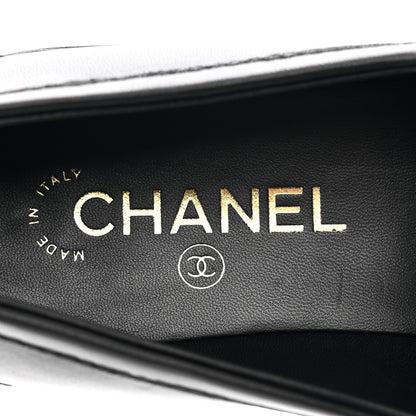 Chanel Lambskin Quilted CC Turnlock Loafers 39.5 Black 7 of 9