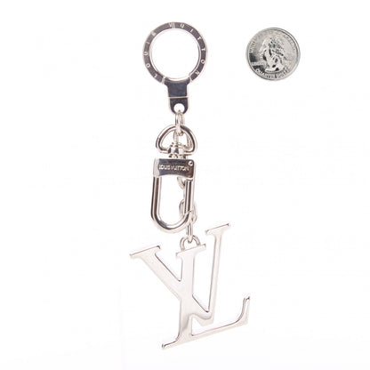 Louis Vuitton LV Facettes Bag Charm Key Holder Silver 2 of 5