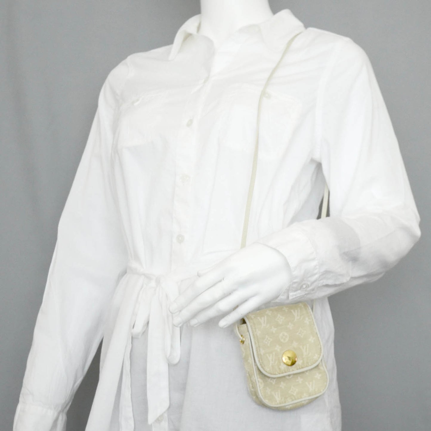 Monogram Mini Lin Pochette Cancun Dune