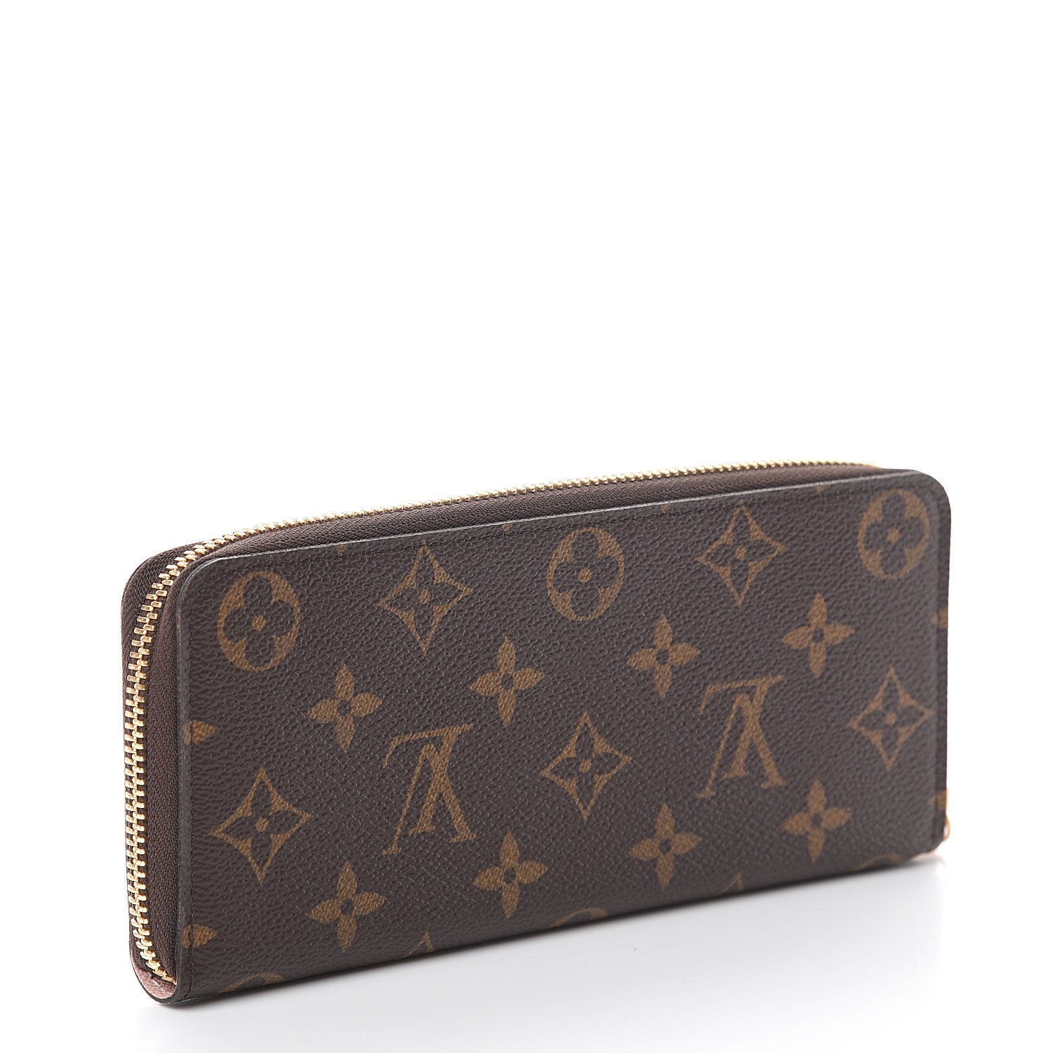 Louis Vuitton Monogram Clemence Wallet Rose Ballerine 2 of 6