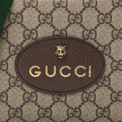 Gucci GG Supreme Monogram Web Neo Vintage Shoulder Bag Beige New Acero Crop 8 of 11