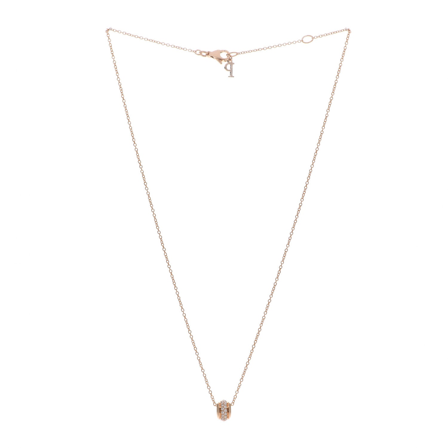 Piaget 18K Rose Gold Diamond Possession Pendant Necklace 3 of 5
