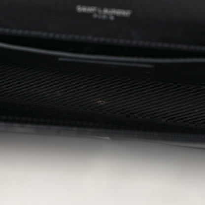 Saint Laurent Grain De Poudre Monogram Cassandre Clutch Black 9 of 9