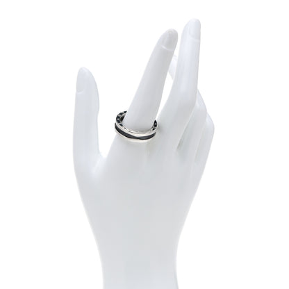 Bulgari Sterling Silver Ceramic Save The Children One-Band Ring 63 10.25 2 of 6