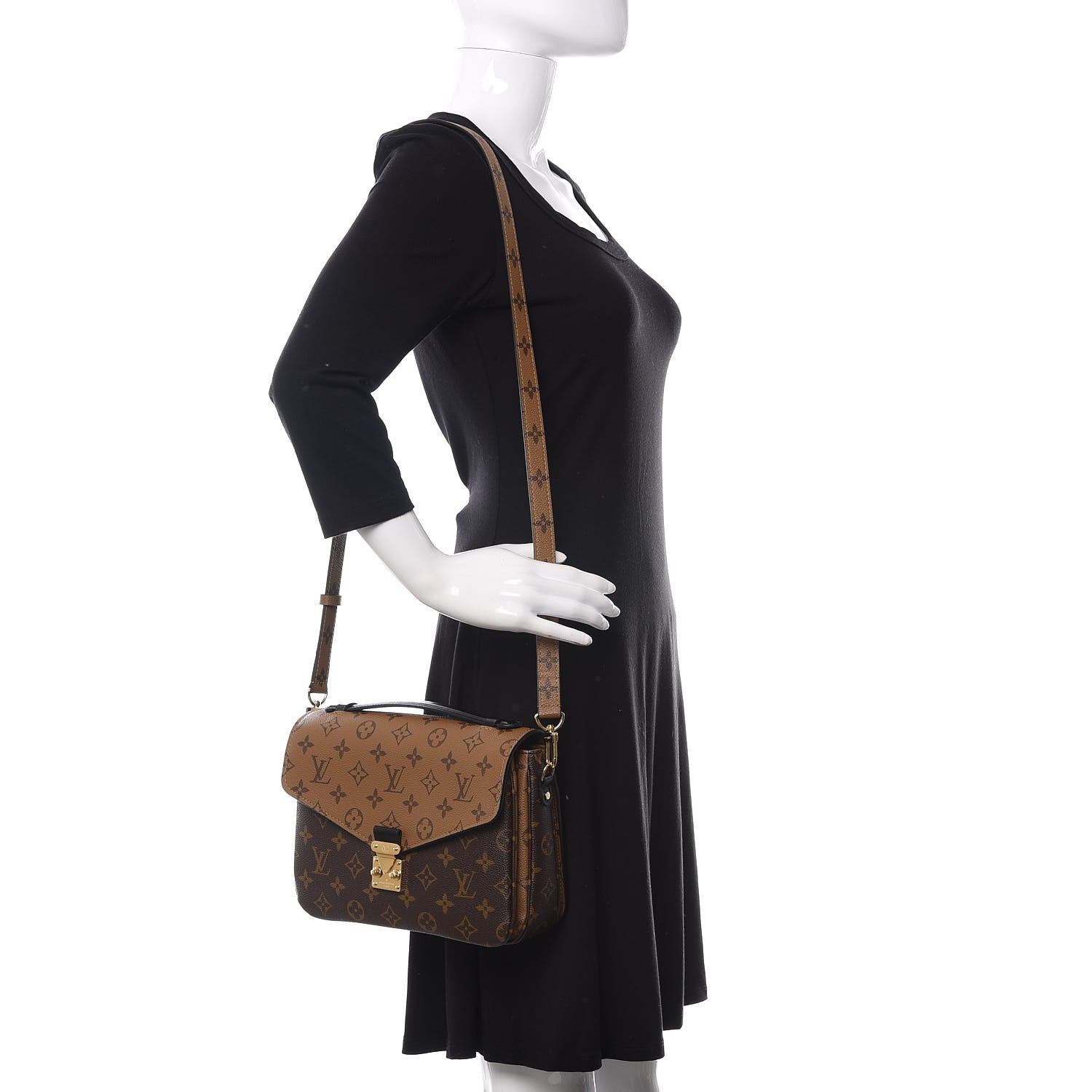 Louis Vuitton Reverse Monogram Pochette Metis 2 of 9