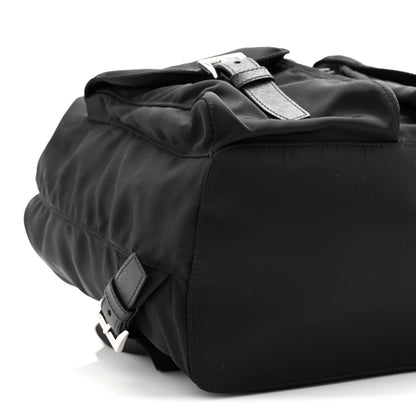 Prada Tessuto Nylon Saffiano Medium Backpack Black 9 of 10
