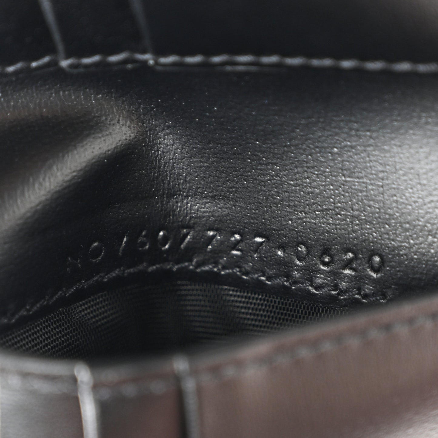 Matte Calfskin Tiny Cassandre East West Wallet Black