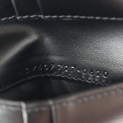 Saint Laurent Matte Calfskin Tiny Cassandre East West Wallet Black 7 of 7
