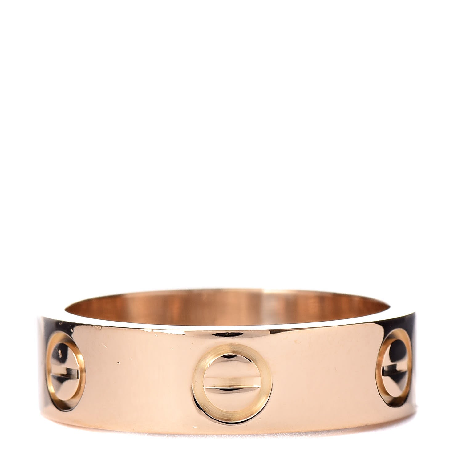 Cartier 18K Yellow Gold 5.5mm LOVE Ring 53 6.25 3 of 4