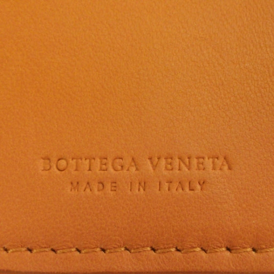Nappa Intrecciato Continental Wallet Orange