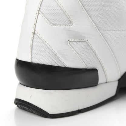 Hermes Mesh Calfskin Suede Soft Sneakers 37 White 8 of 12