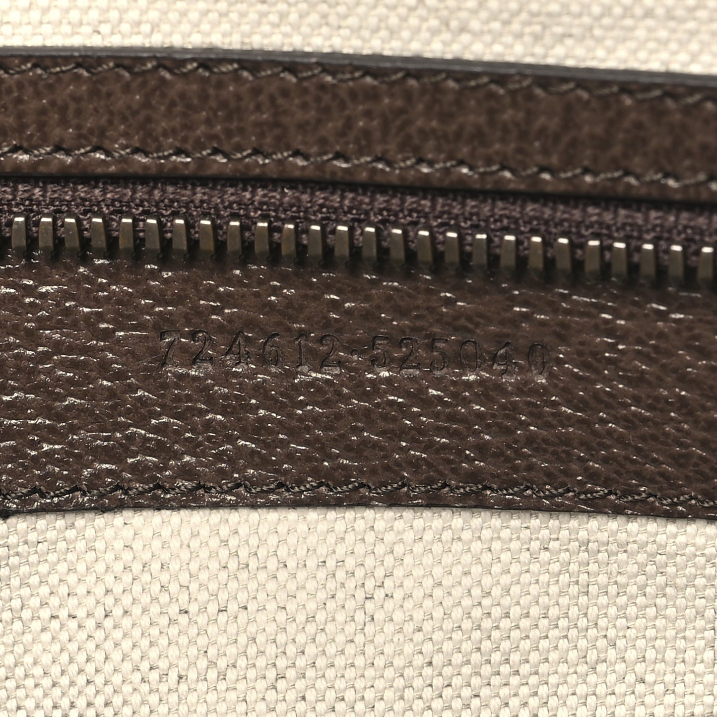 GG Supreme Monogram Textured Dollar Calfskin Web Large Savoy Duffle Bag Beige Ebony