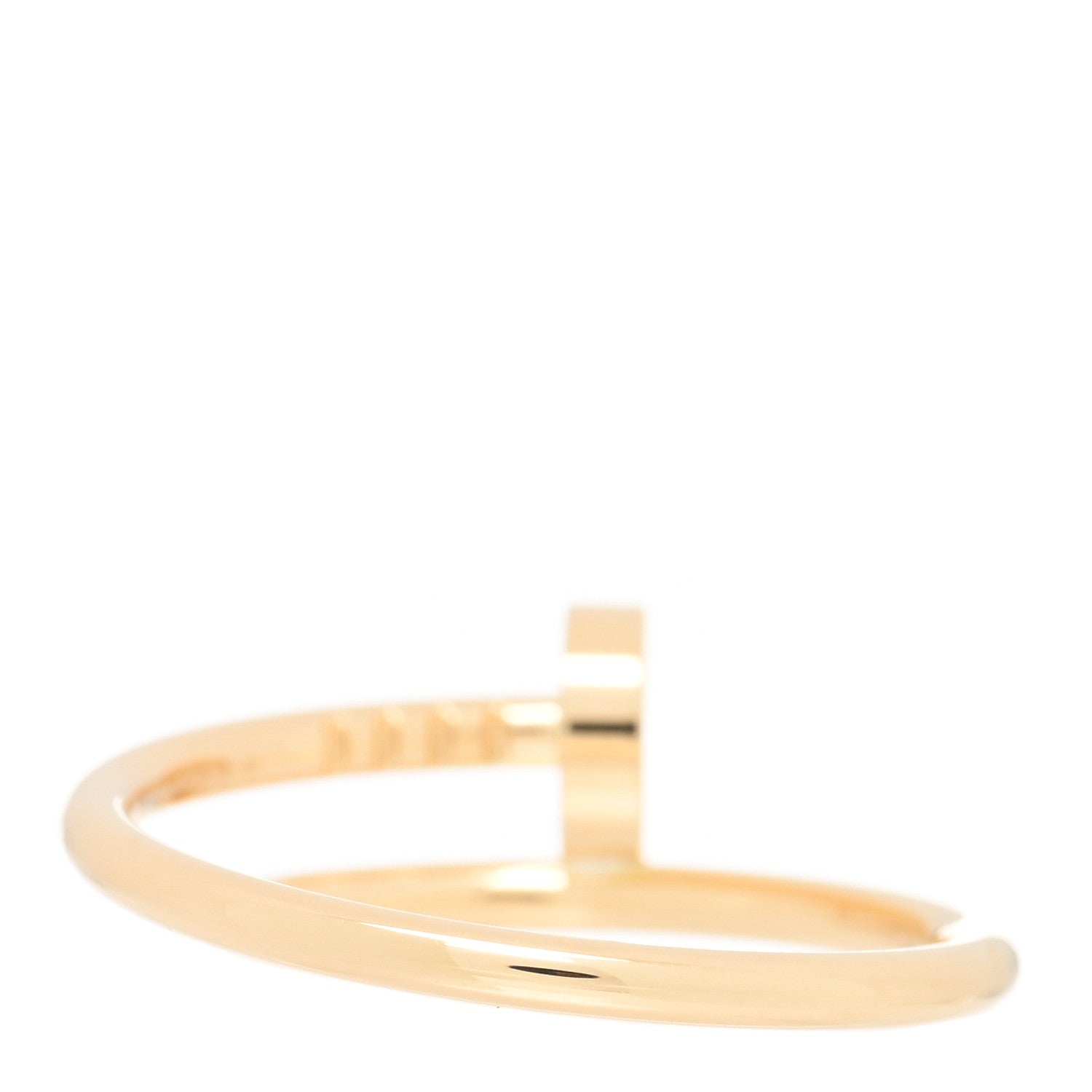 Cartier 18K Yellow Gold Small Juste Un Clou Ring 55 7.25 3 of 5