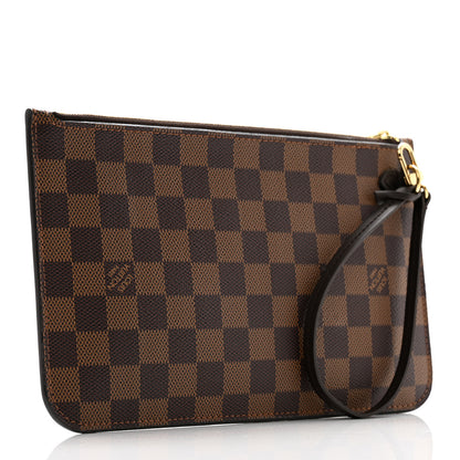 Louis Vuitton Damier Ebene Neverfull MM GM Pochette 3 of 11