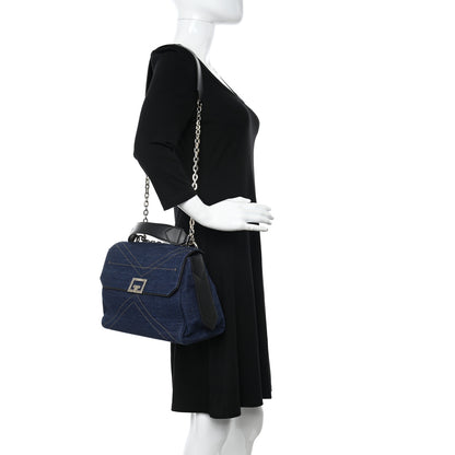 Givenchy Denim Medium ID Flap Blue 2 of 9