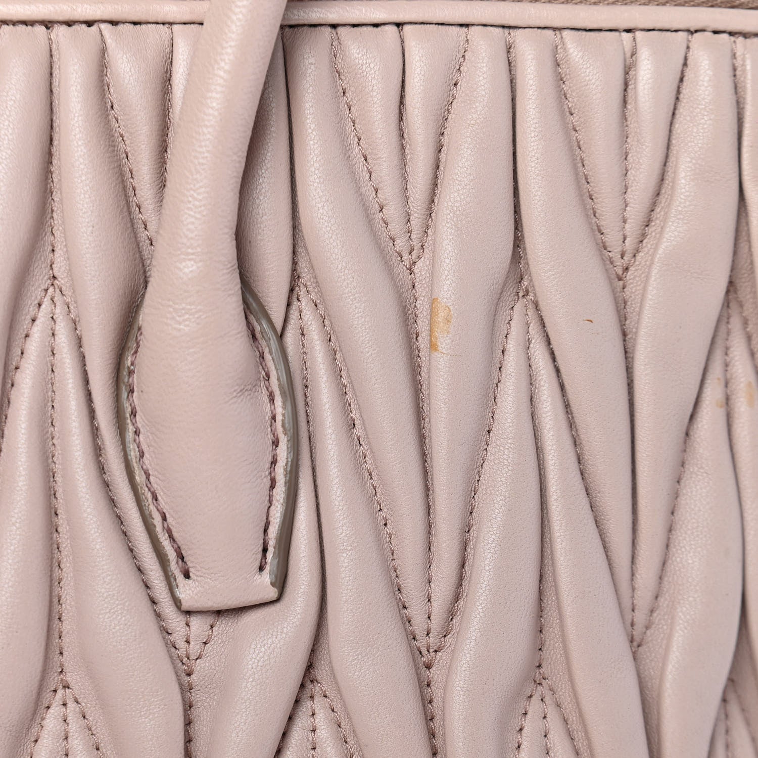 Miu Miu Nappa Matelasse Top Handle Bag Cammeo 12 of 22