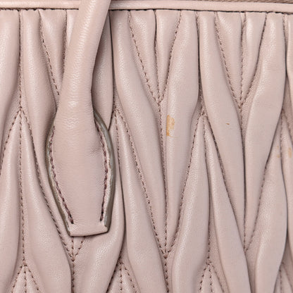 Miu Miu Nappa Matelasse Top Handle Bag Cammeo 12 of 22