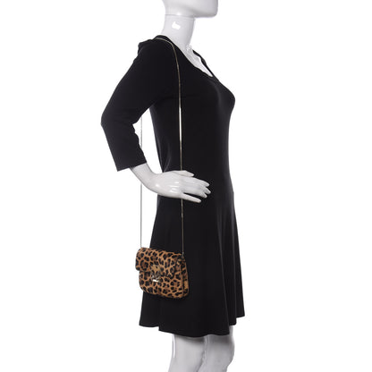 Valentino Garavani Leopard Print Calf Hair Rockstud Shoulder Bag 2 of 9