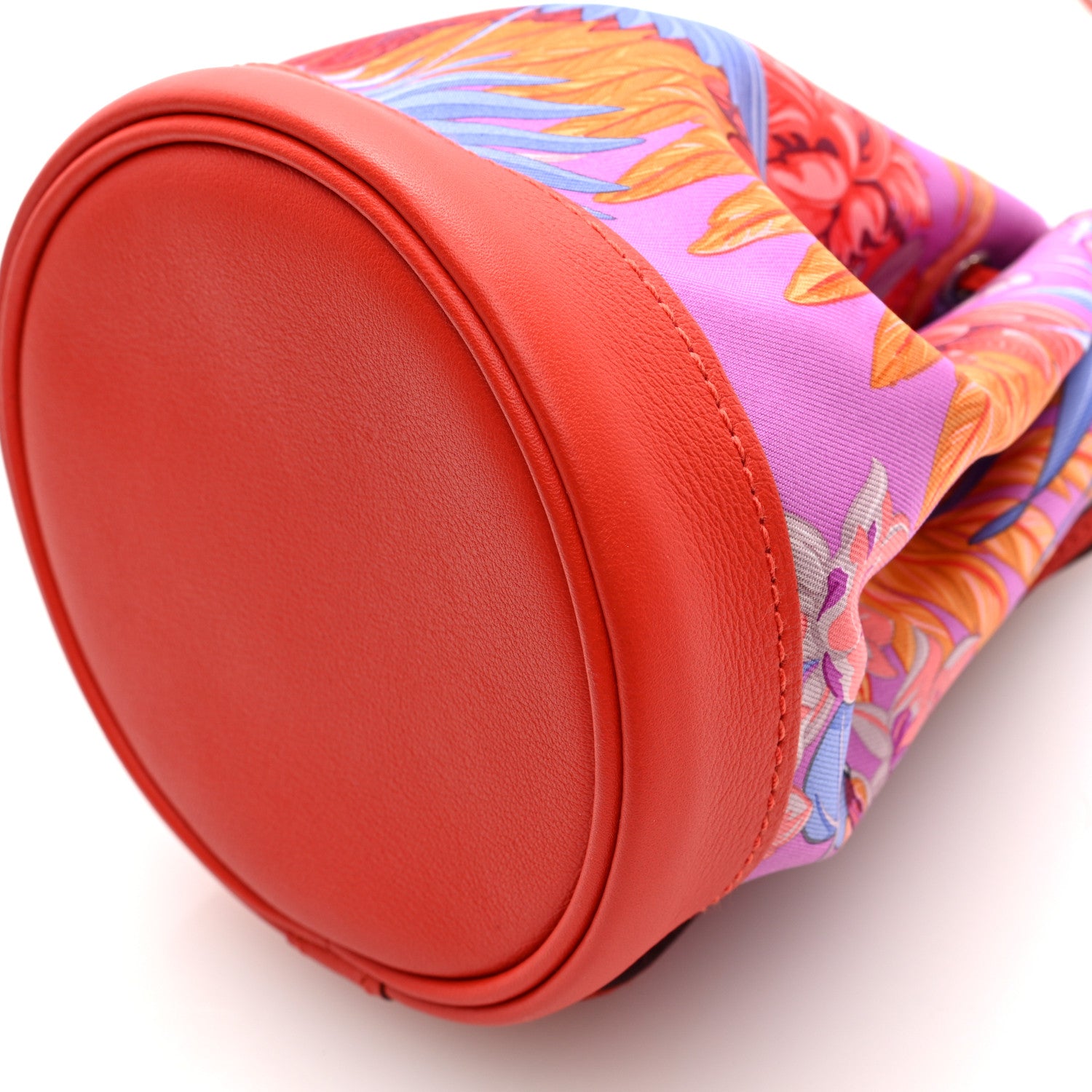 Hermes Silk Swift Flamingo Party Soie Cool Small Capucine 10 of 10