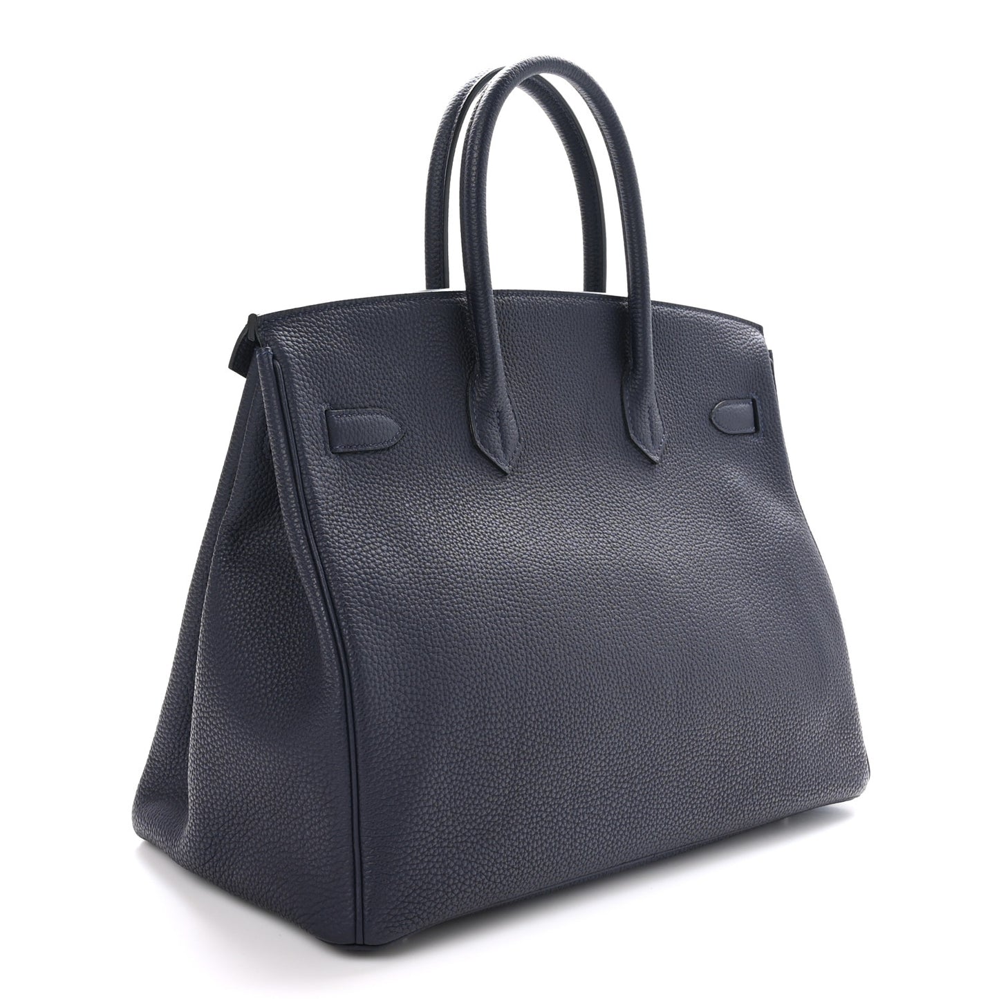 Togo Swift Officier Birkin 35 Bleu Nuit Vert Cypress