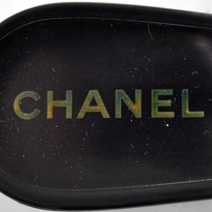 Chanel Jelly Camellia Thong Sandals 37 Black 5 of 6