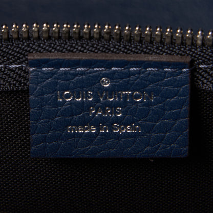 Louis Vuitton Taurillon Monogram Cobalt Cabas Voyage Marine 8 of 9